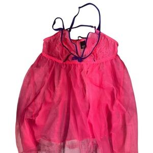 Victoria's Secret Pink and Blue Chemise Intimates